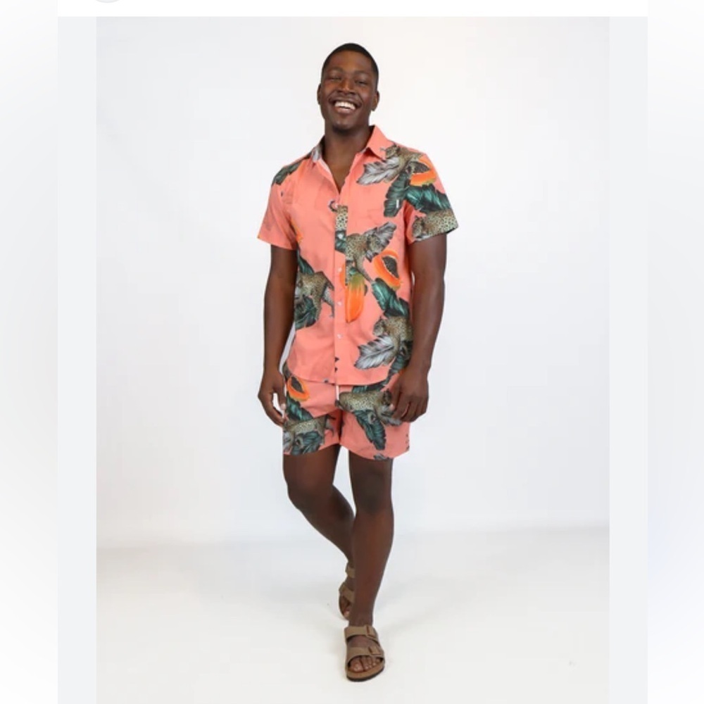 Mavrans Frits bombs button down floral shirt XL